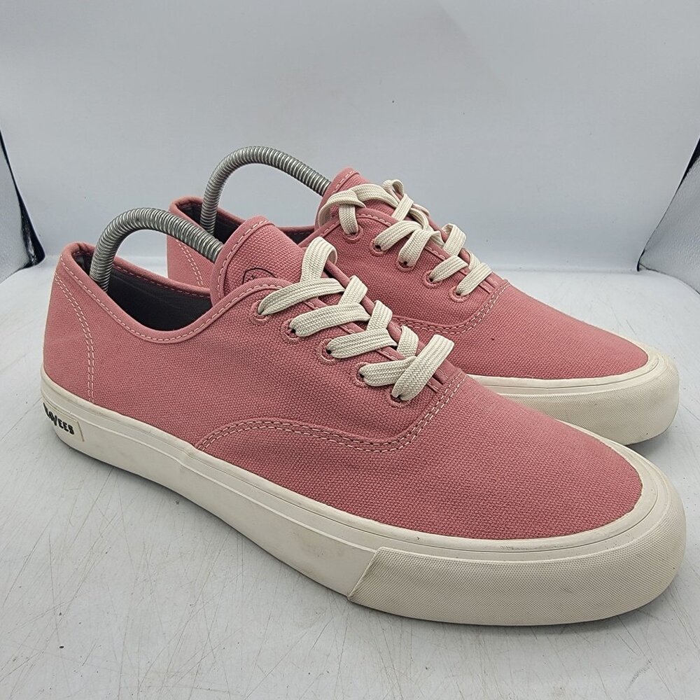 Seavees Legend Sneaker SeaChange Mens 9.5 Red Clay Shoes Casual Walking Outdoors
